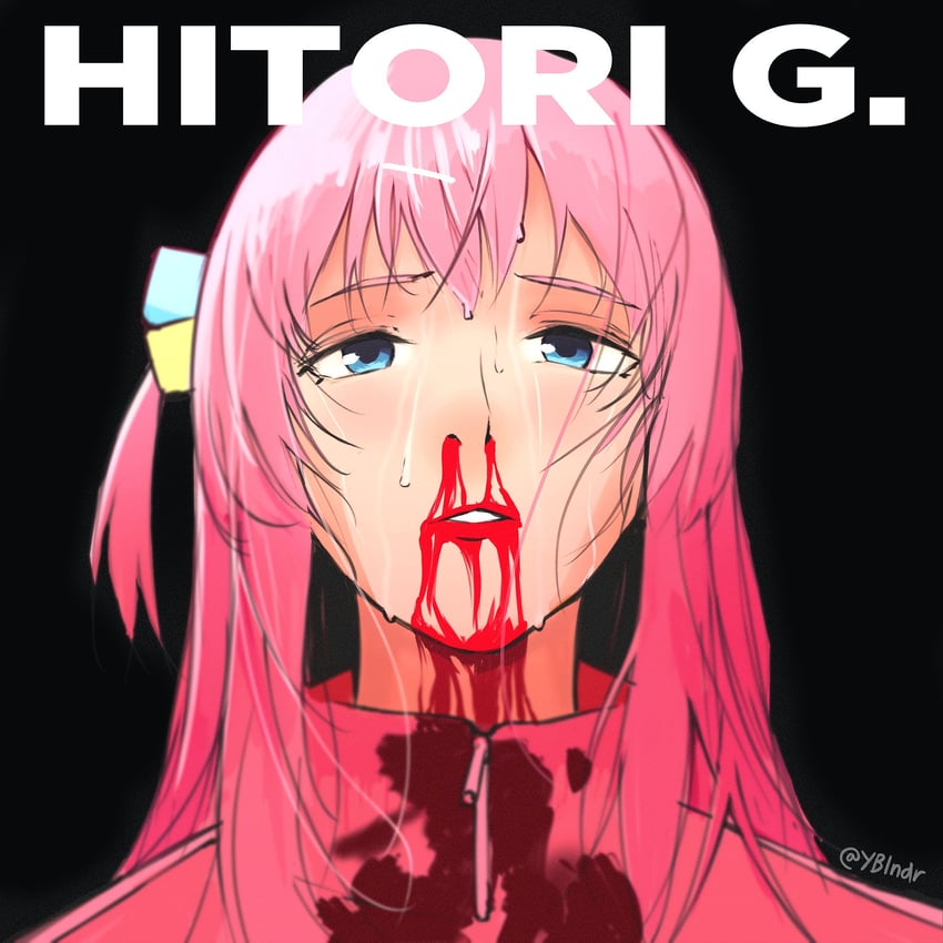 gotoh hitori and andrew wk (bocchi the rock! and 1 more) drawn by yblndr