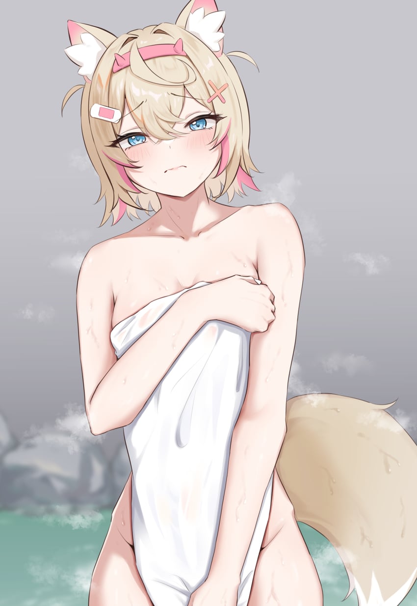 mococo abyssgard (hololive and 1 more) drawn by hanefuro