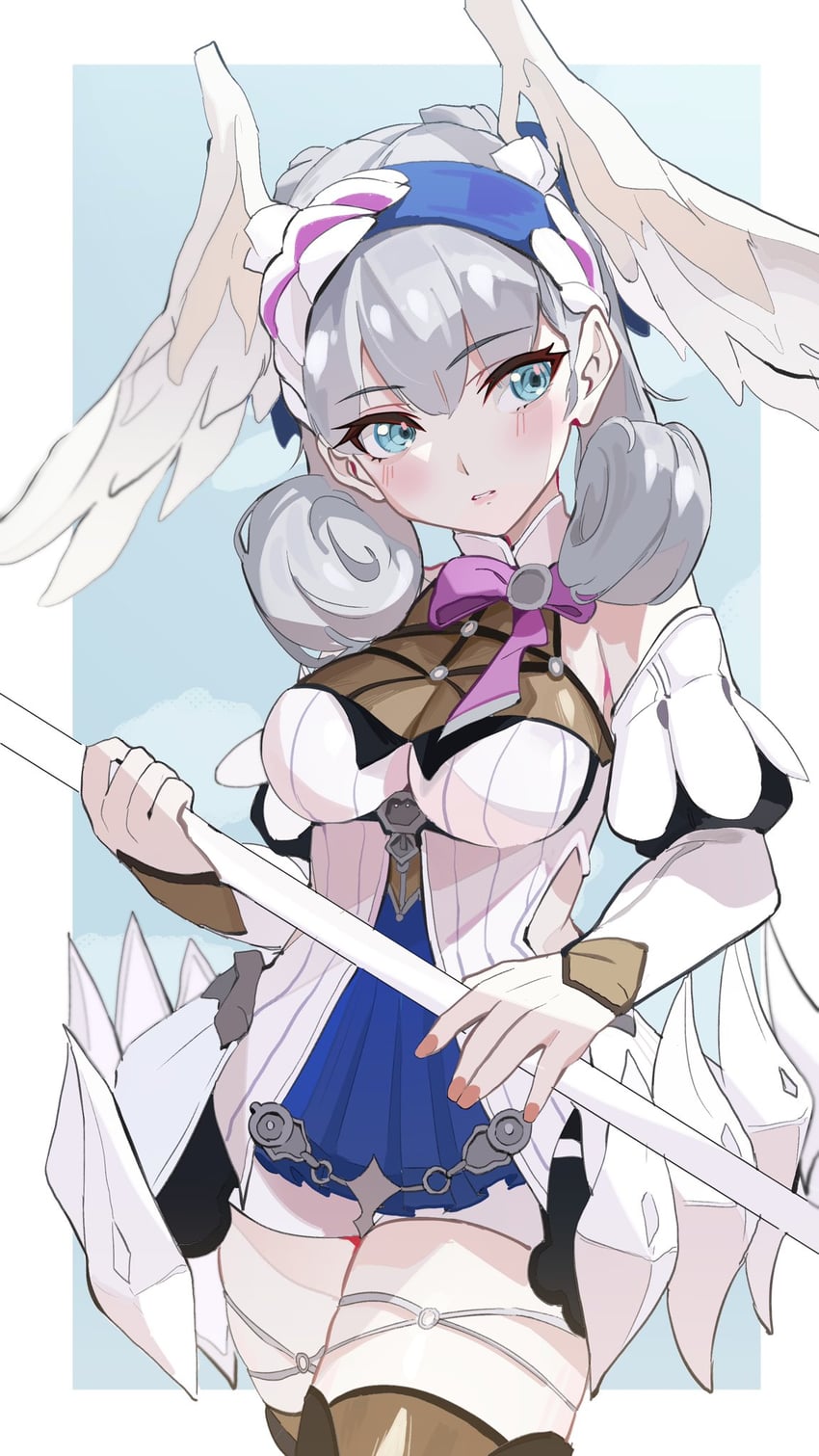 melia antiqua (xenoblade chronicles and 1 more) drawn by gbbgb321