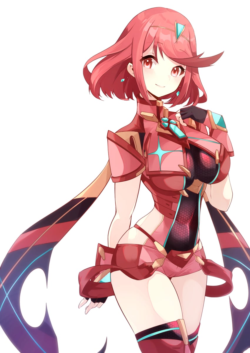 pyra (xenoblade chronicles and 1 more) drawn by risumi_(taka-fallcherryblossom)