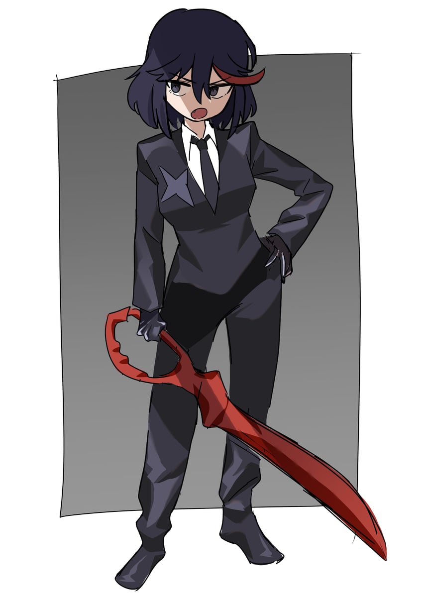 matoi ryuuko and senketsu (kill la kill) drawn by yuateheng