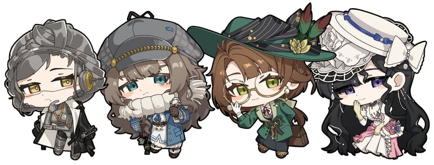 isolde, kakania, marcus, and lucy (reverse:1999) drawn by metro_(jbcman0198)