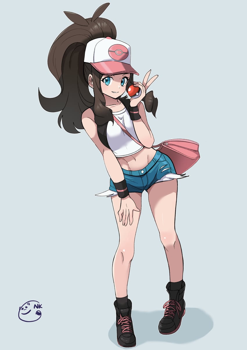 hilda (pokemon and 1 more) drawn by neogul_kim