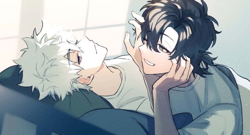 cheng xiaoshi and lu guang (shiguang dailiren) drawn by 2101341bbb