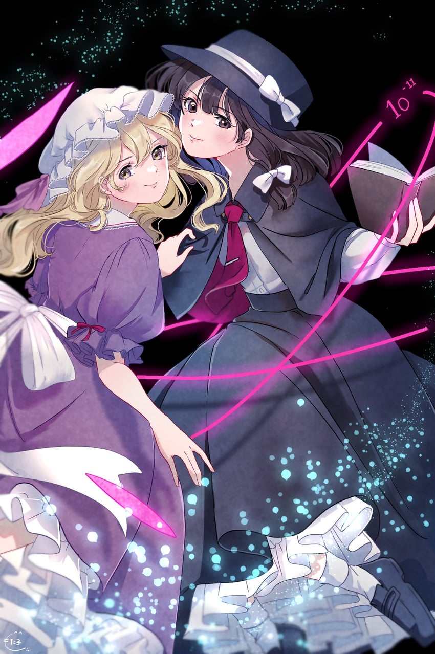 usami renko and maribel hearn (touhou and 1 more) drawn by mokoiscat