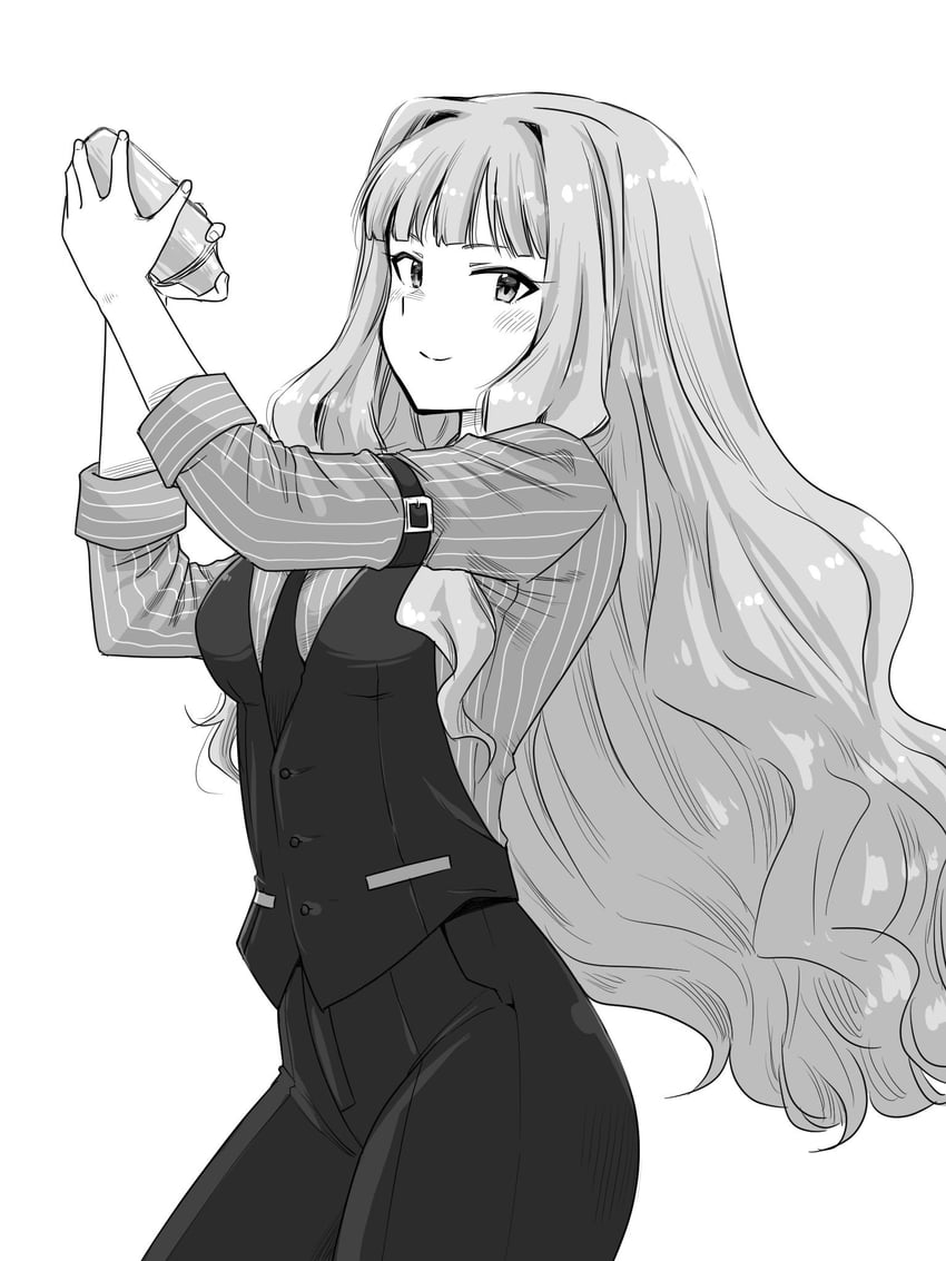 shijou takane (idolmaster and 2 more) drawn by matcha_kingyo