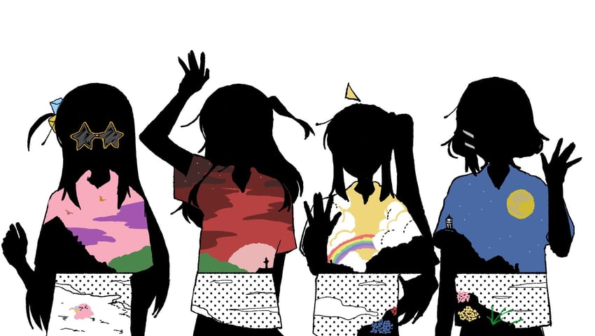 gotoh hitori, kita ikuyo, ijichi nijika, and yamada ryo (bocchi the rock!) drawn by shizune_(sznxb)