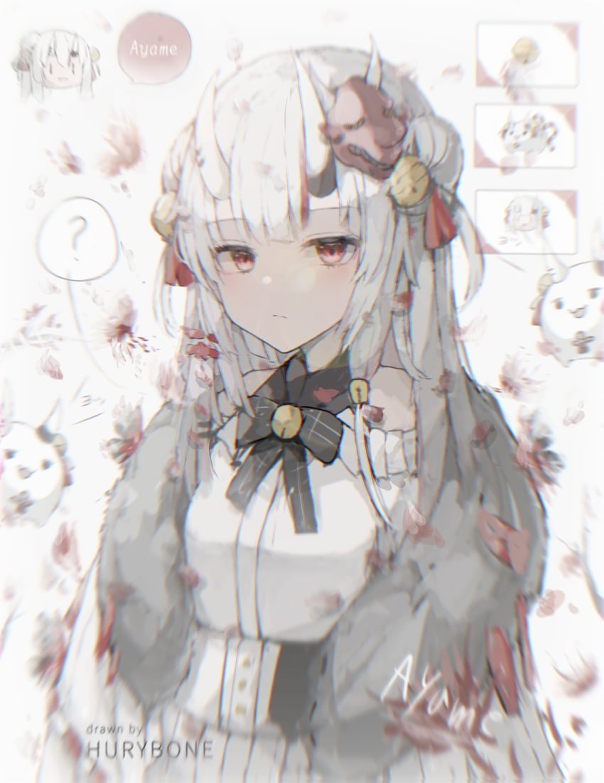nakiri ayame, poyoyo, shiranui, and karma (hololive) drawn by hurybone