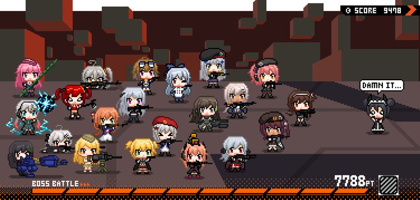hk416, ak-12, m4a1, m4 sopmod ii, spas-12, and 16 more (girls' frontline and 2 more) drawn by yuyukong