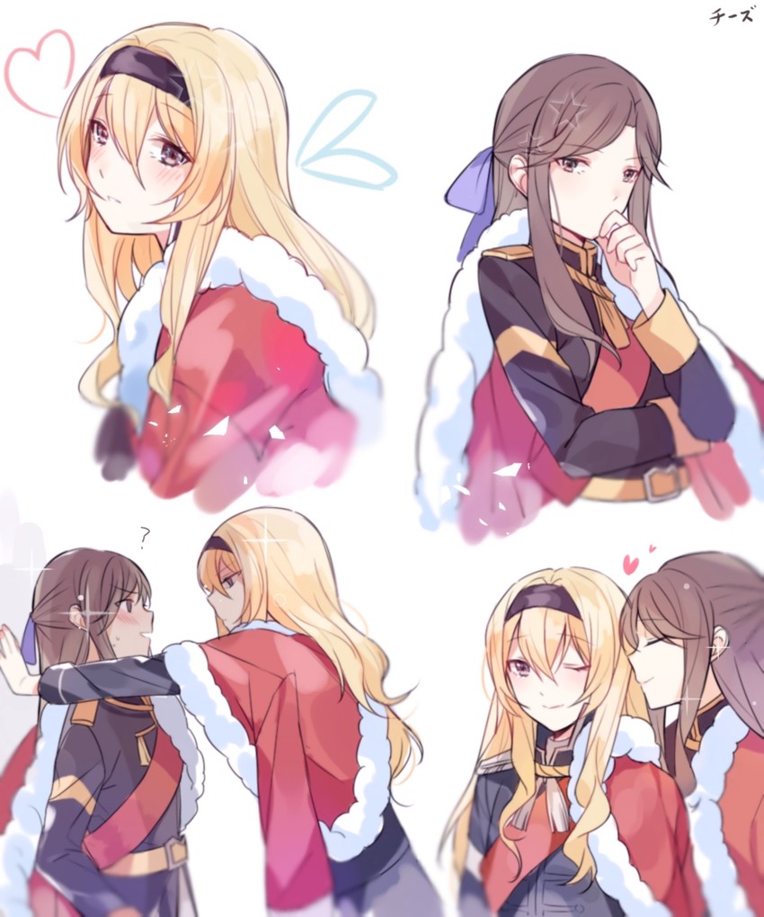 saijou claudine and tendou maya (shoujo kageki revue starlight) drawn by chi_zu_crazy