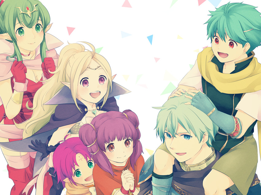 tiki, nowi, ephraim, myrrh, fae, and 1 more (fire emblem and 6 more) drawn by nishimura_(shinchinagachi)