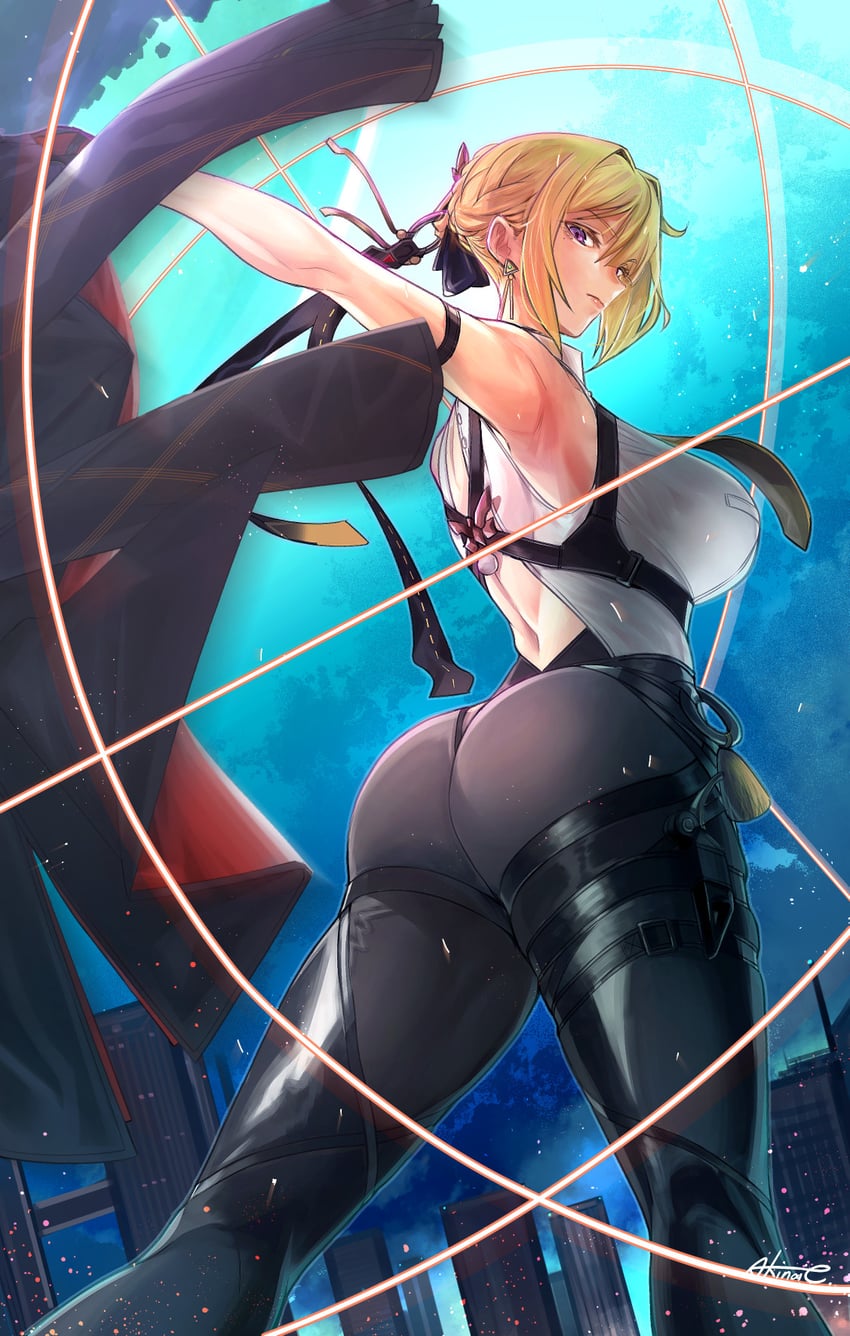 evelyn chevalier (zenless zone zero) drawn by akinaie