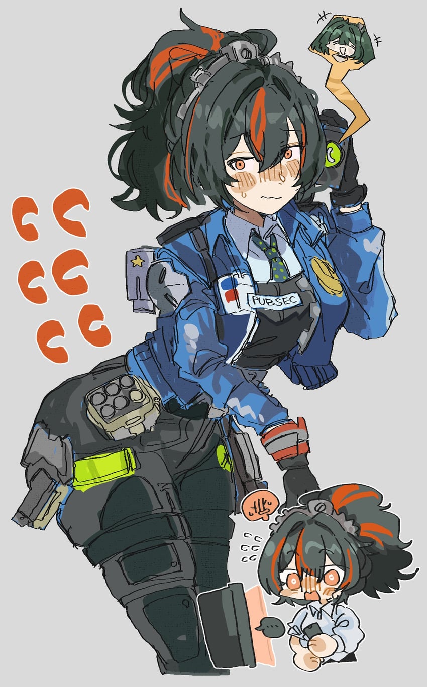 zhu yuan and qingyi (zenless zone zero) drawn by odmised
