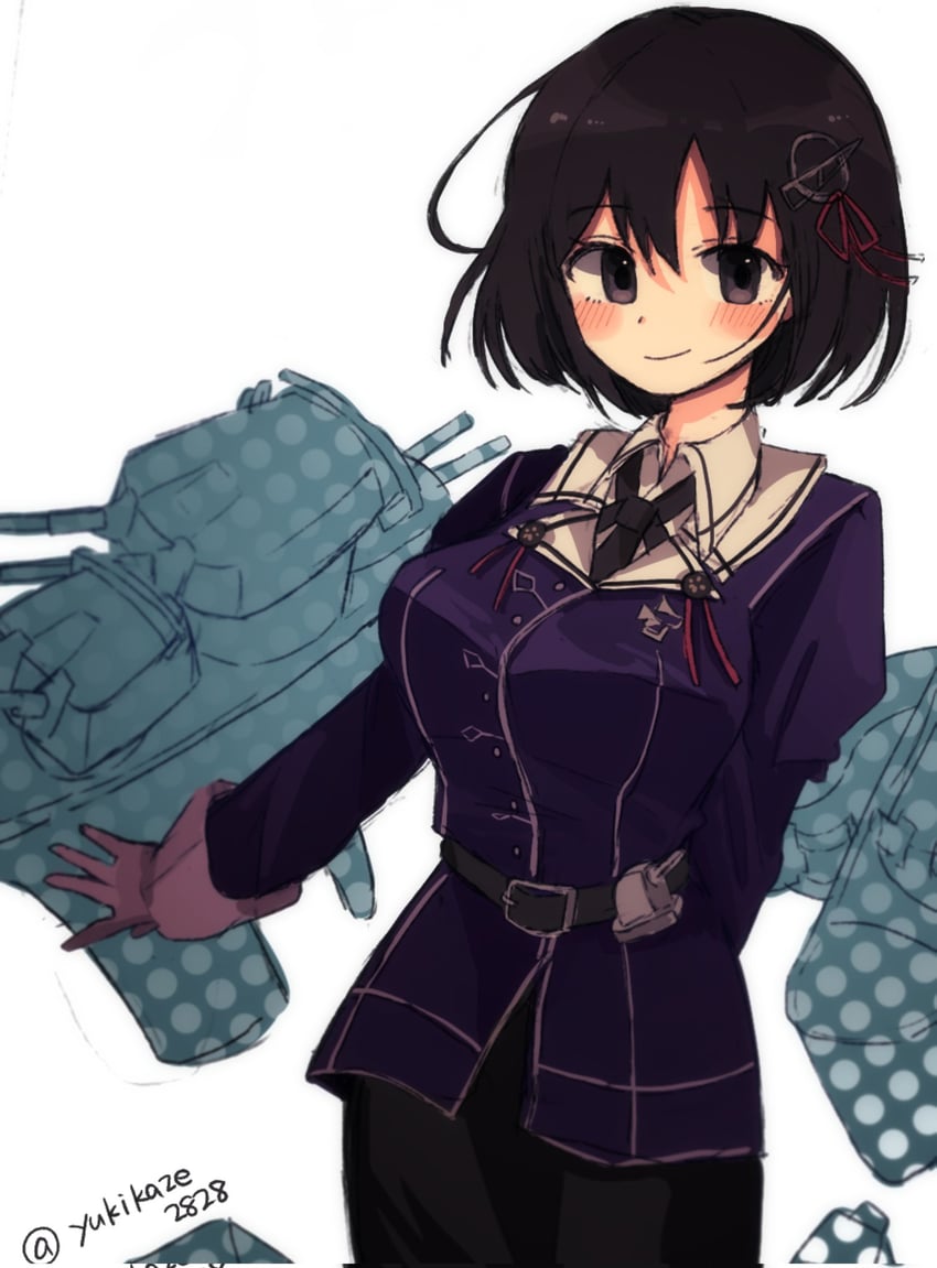 haguro and haguro kai ni (kantai collection) drawn by yukikaze2828
