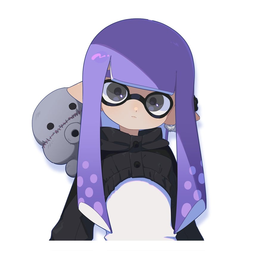 inkling player character and inkling girl (splatoon) drawn by surume01417