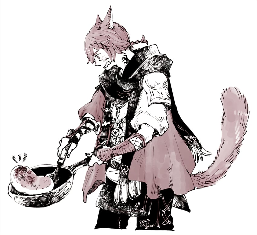 g'raha tia (final fantasy and 1 more) drawn by itowo_(itowc)
