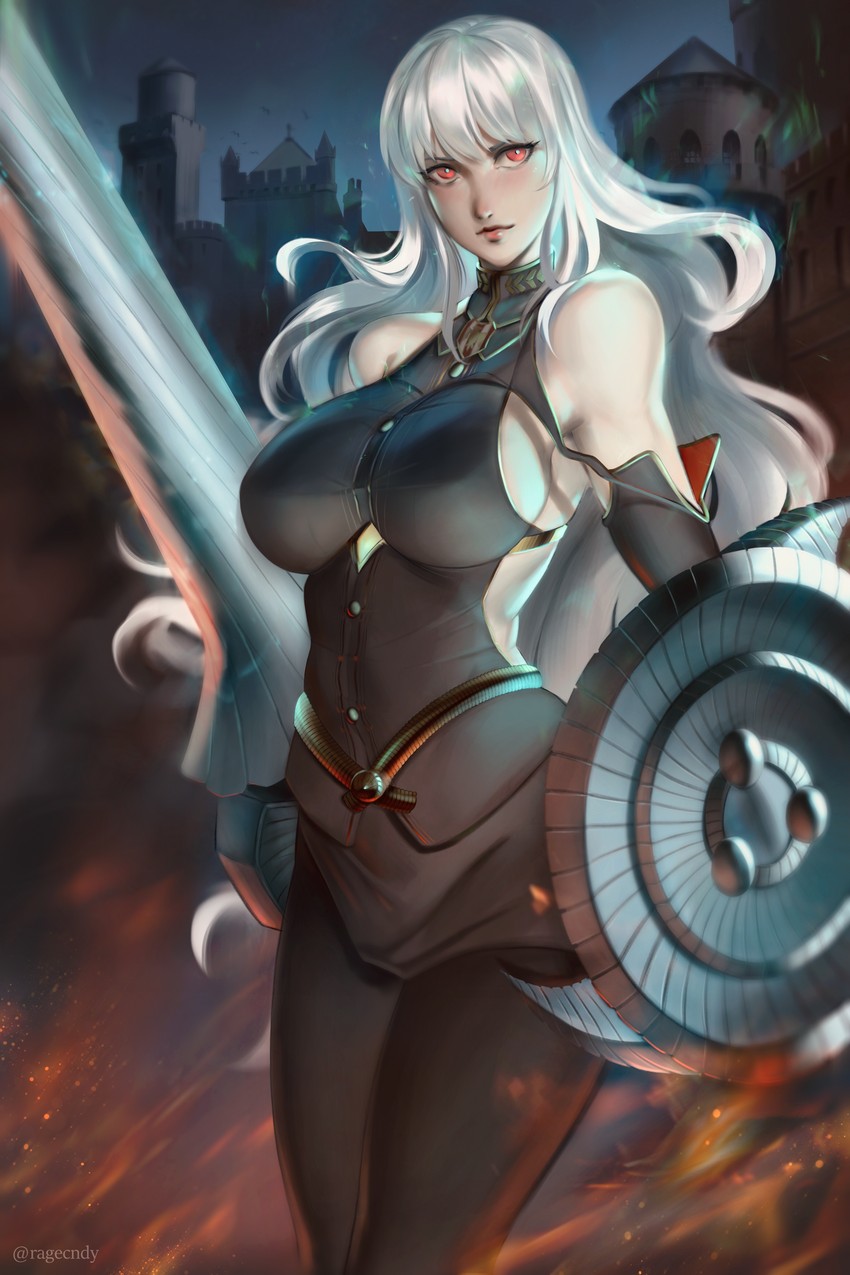 selvaria bles (senjou no valkyria and 1 more) drawn by ragecndy