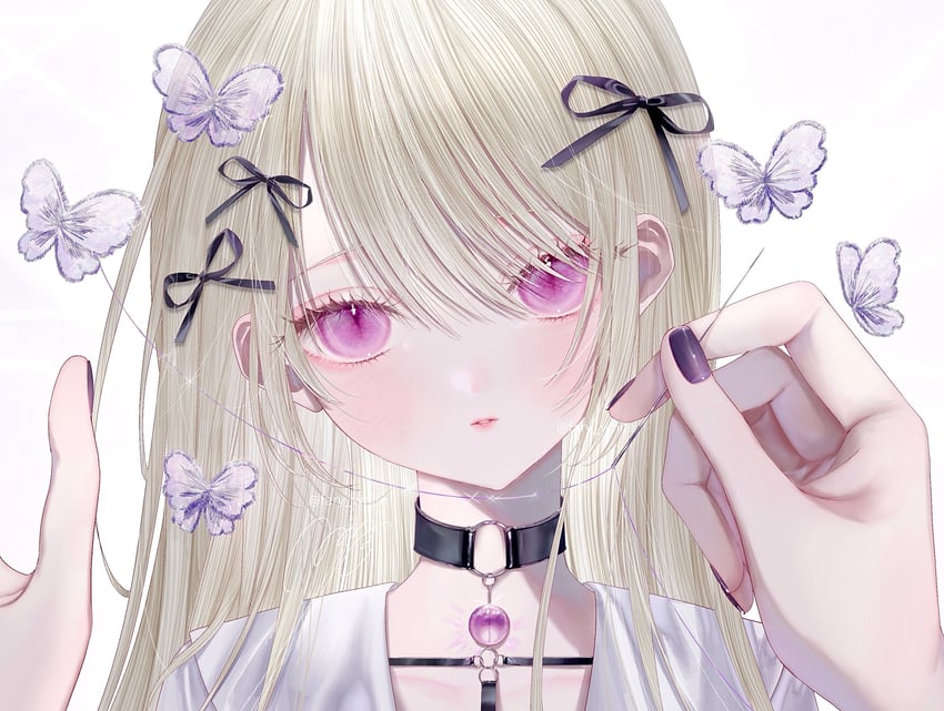 phalaenopsis and roynase (original) drawn by msa_(fary_white)