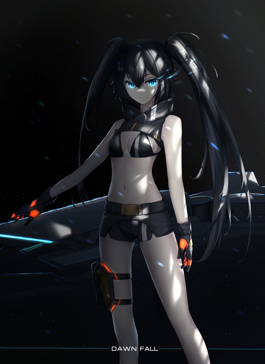 black rock shooter (black rock shooter and 1 more) drawn by tokyo_(1421)