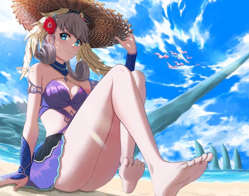 melia antiqua (xenoblade chronicles and 1 more) drawn by mercury_xeno
