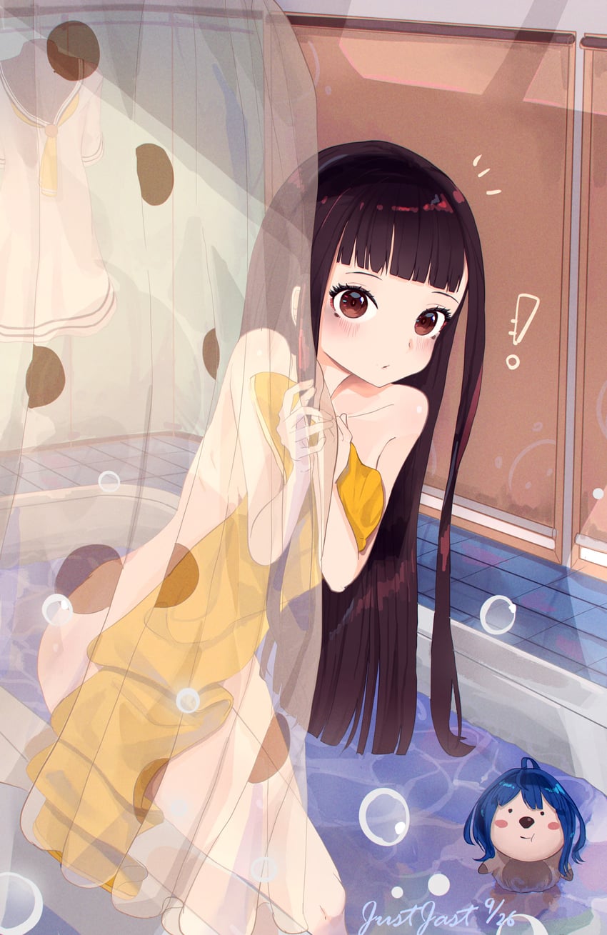 yanami anna and nukumizu kaju (make heroine ga oo sugiru!) drawn by justjast