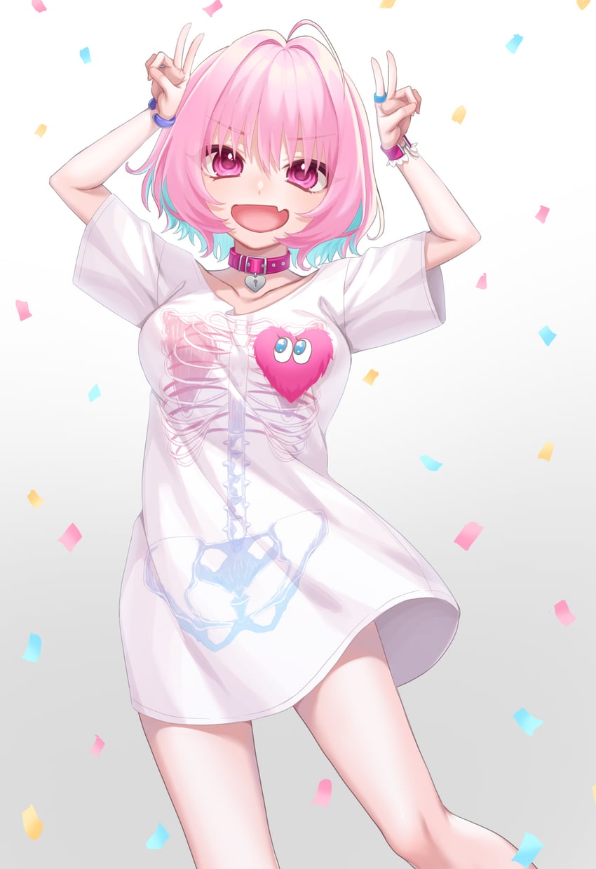 yumemi riamu (idolmaster and 2 more) drawn by ashitaba_tomato