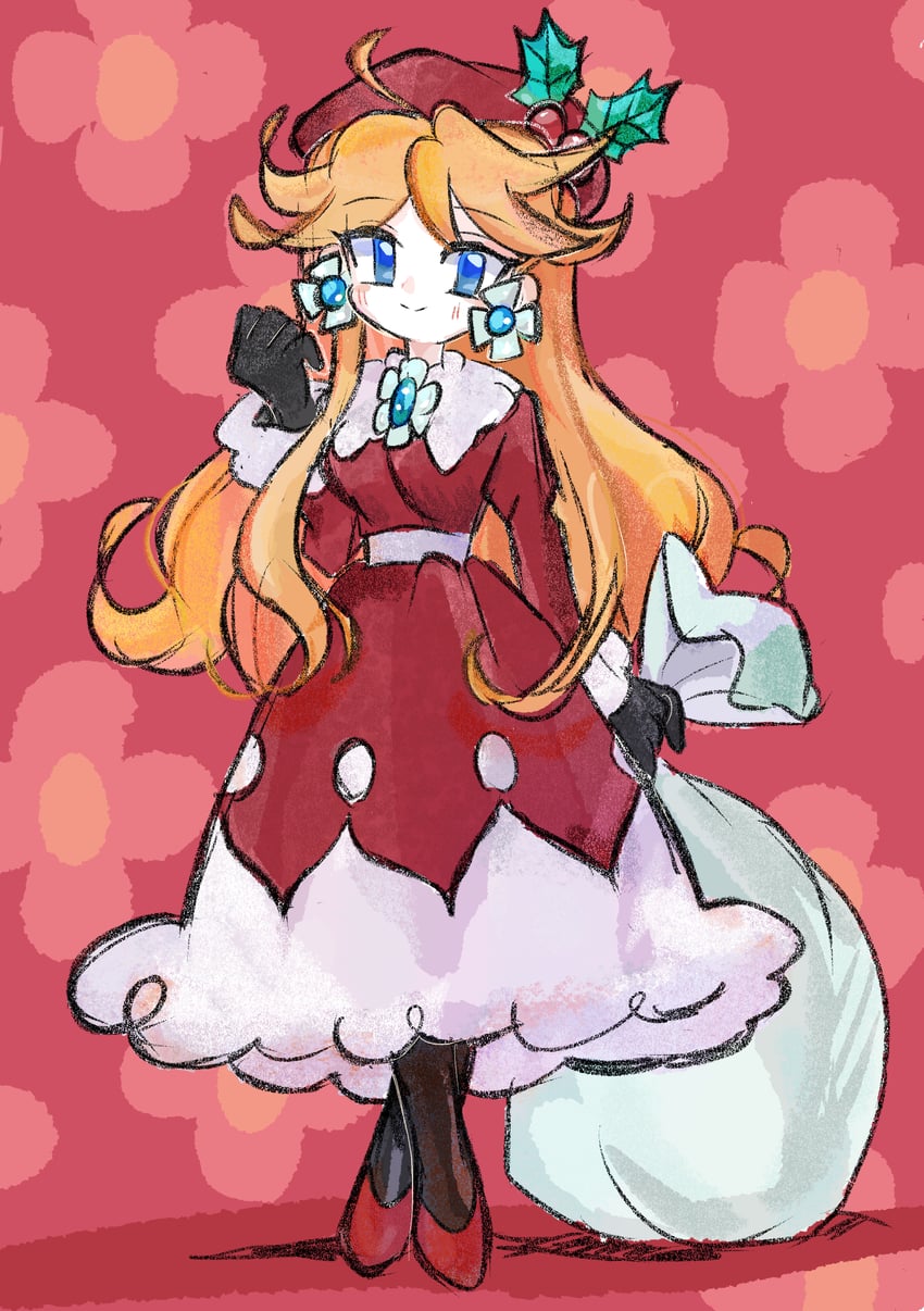 princess daisy (mario) drawn by rakugaki_shitagari-ya