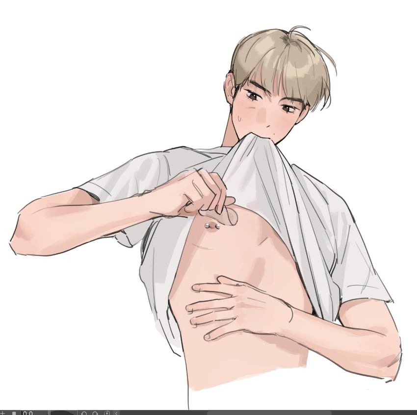 zhang hao (real life and 1 more) drawn by haotmeal