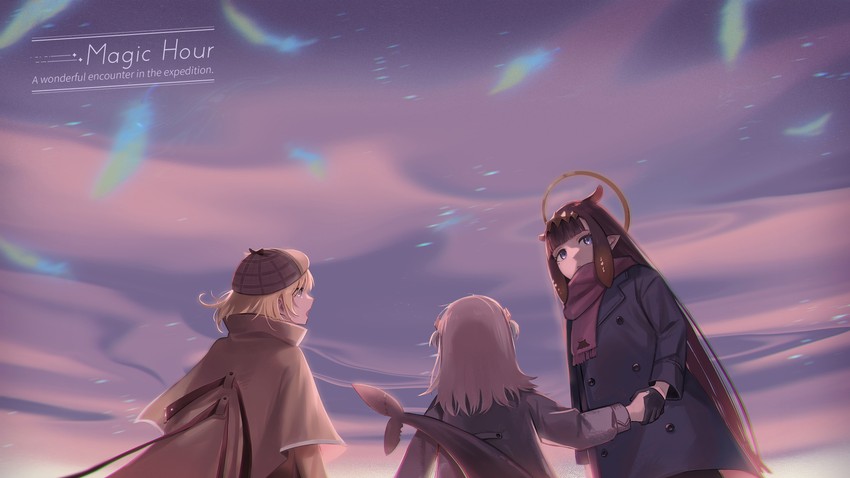 gawr gura, ninomae ina'nis, and watson amelia (hololive and 1 more) drawn by crow_(aaaaaaa068345)