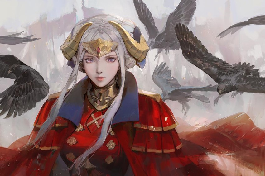 edelgard von hresvelg (fire emblem and 1 more) drawn by yueko_(jiayue_wu)