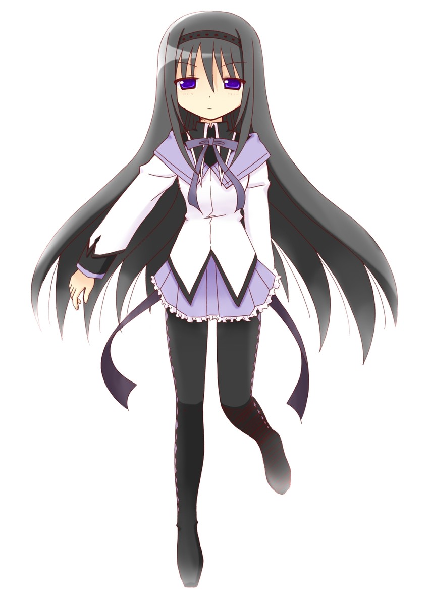 akemi homura (mahou shoujo madoka magica) drawn by hinata_mirun