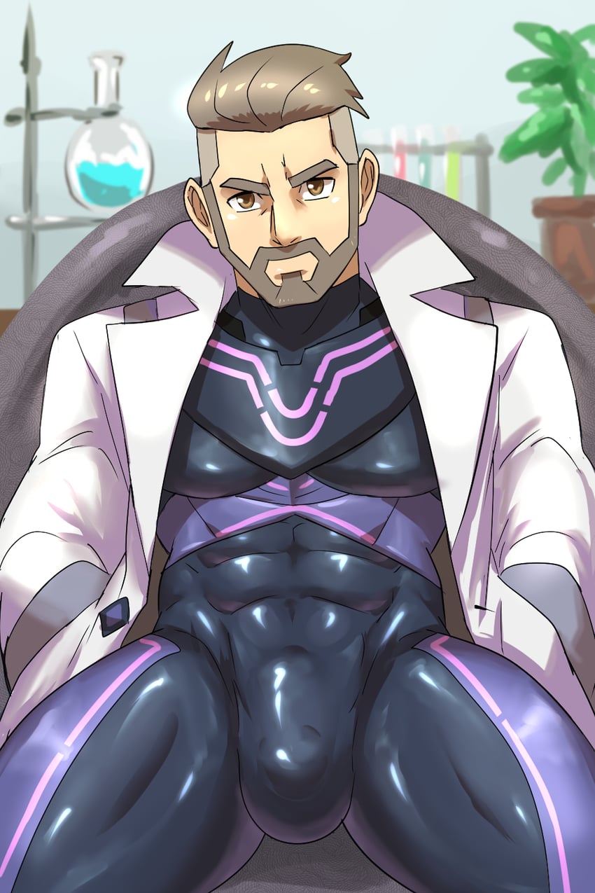 professor turo (pokemon and 1 more) drawn by weedwolfeatmeat