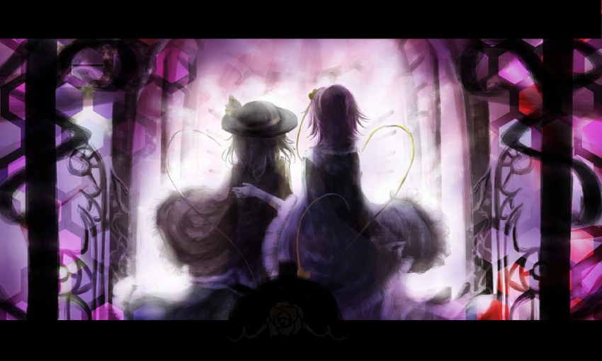komeiji koishi and komeiji satori (touhou) drawn by collie