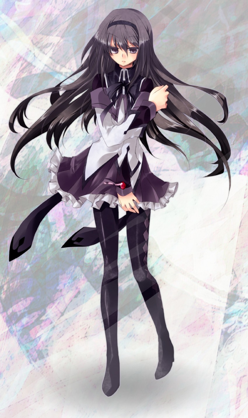 akemi homura (mahou shoujo madoka magica) drawn by natsume_(iravati-4u)
