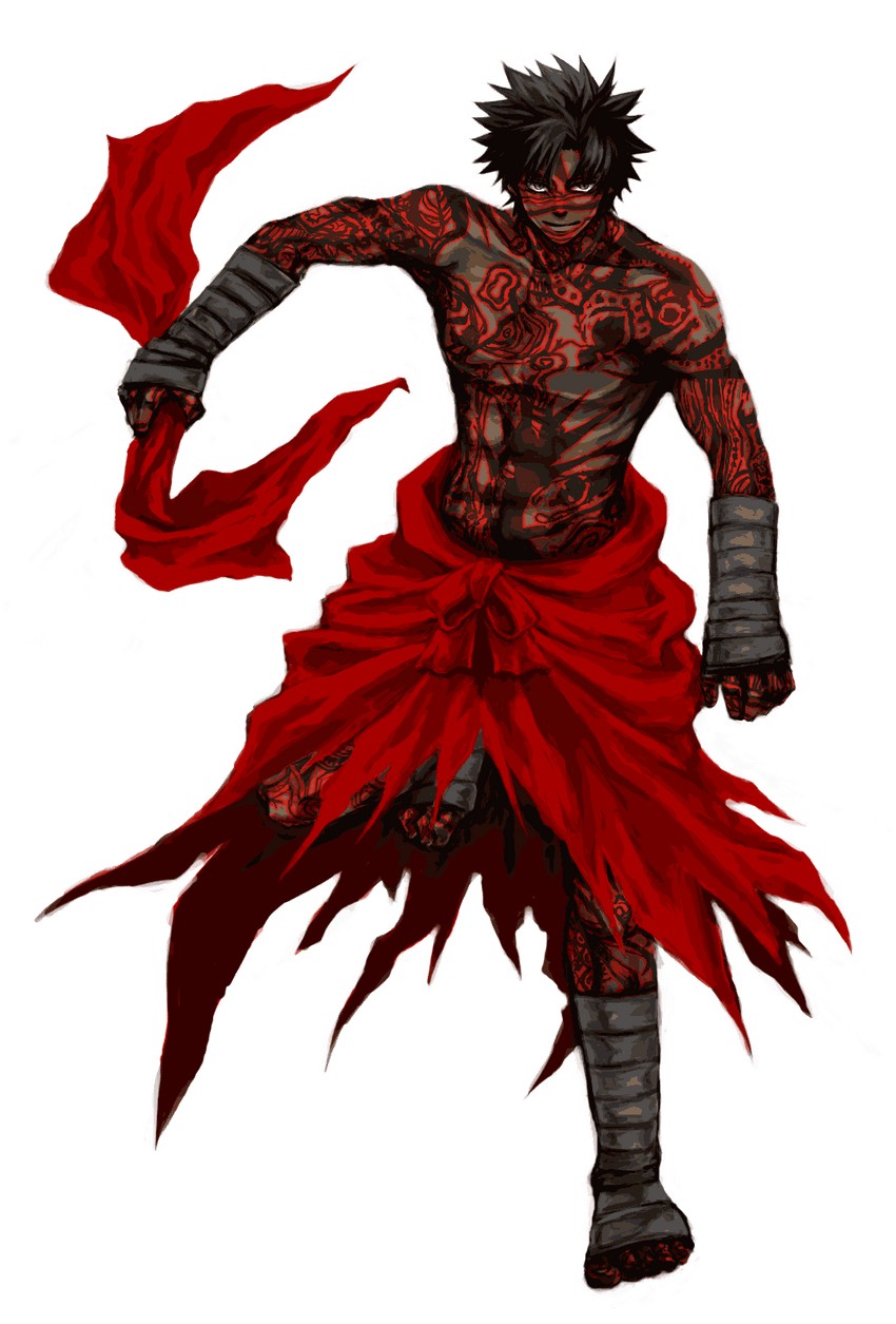 angra mainyu (fate and 2 more) drawn by naba_(manson178)