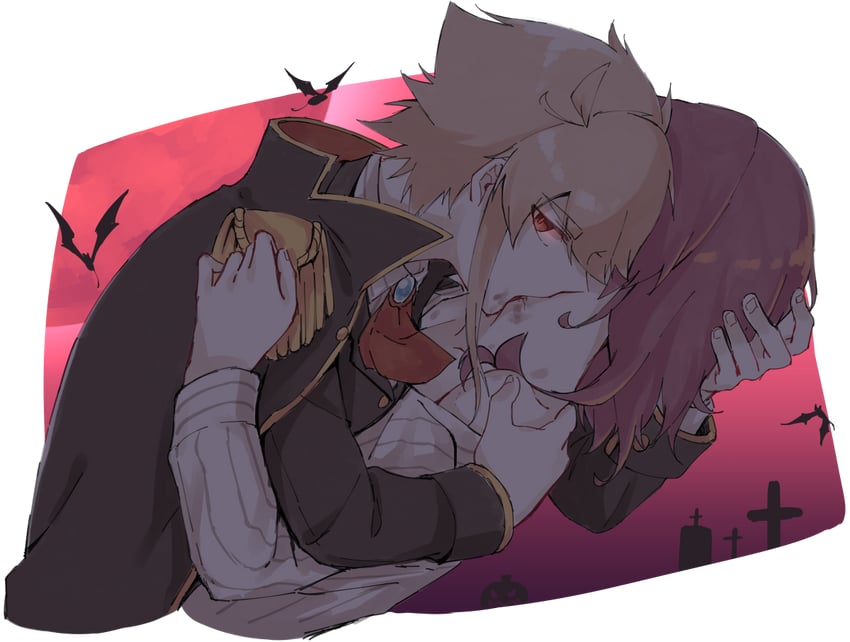 shidou maki and konohana suzuka (toji no miko) drawn by jouhou
