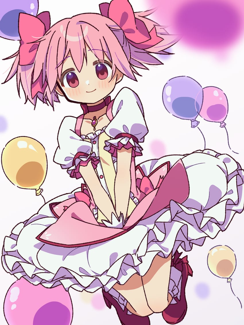 kaname madoka (mahou shoujo madoka magica and 1 more) drawn by ruru_(rurumagi)