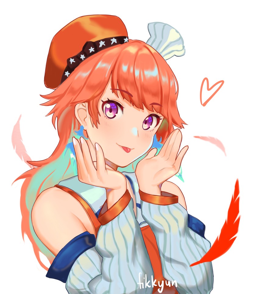 takanashi kiara (hololive and 1 more) drawn by fikkyun