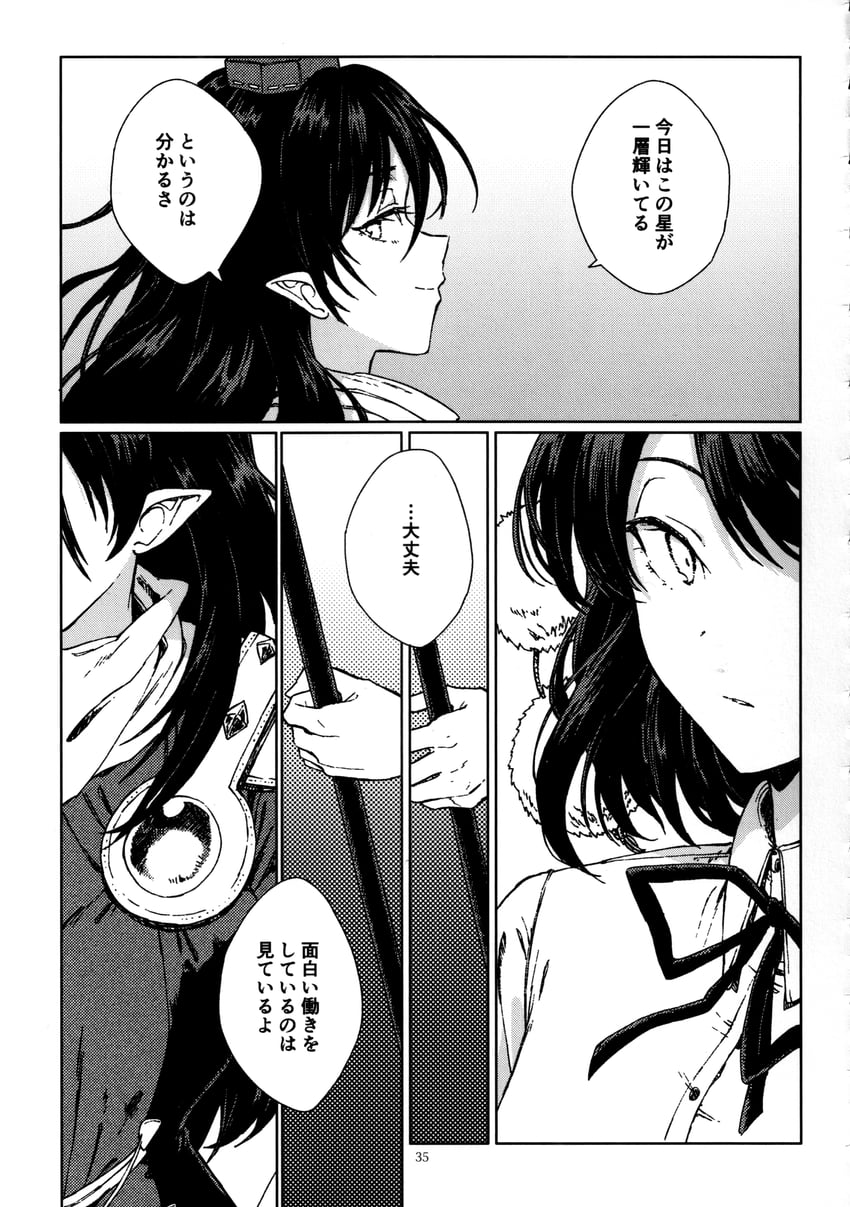 shameimaru aya and iizunamaru megumu (touhou) drawn by hisona_(suaritesumi)