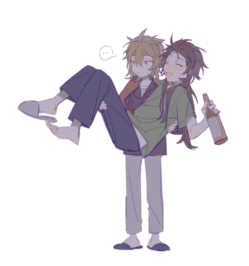 harada minoru and isoi reiji (saibou shinkyoku) drawn by tokiki_(lsqmsukiki)
