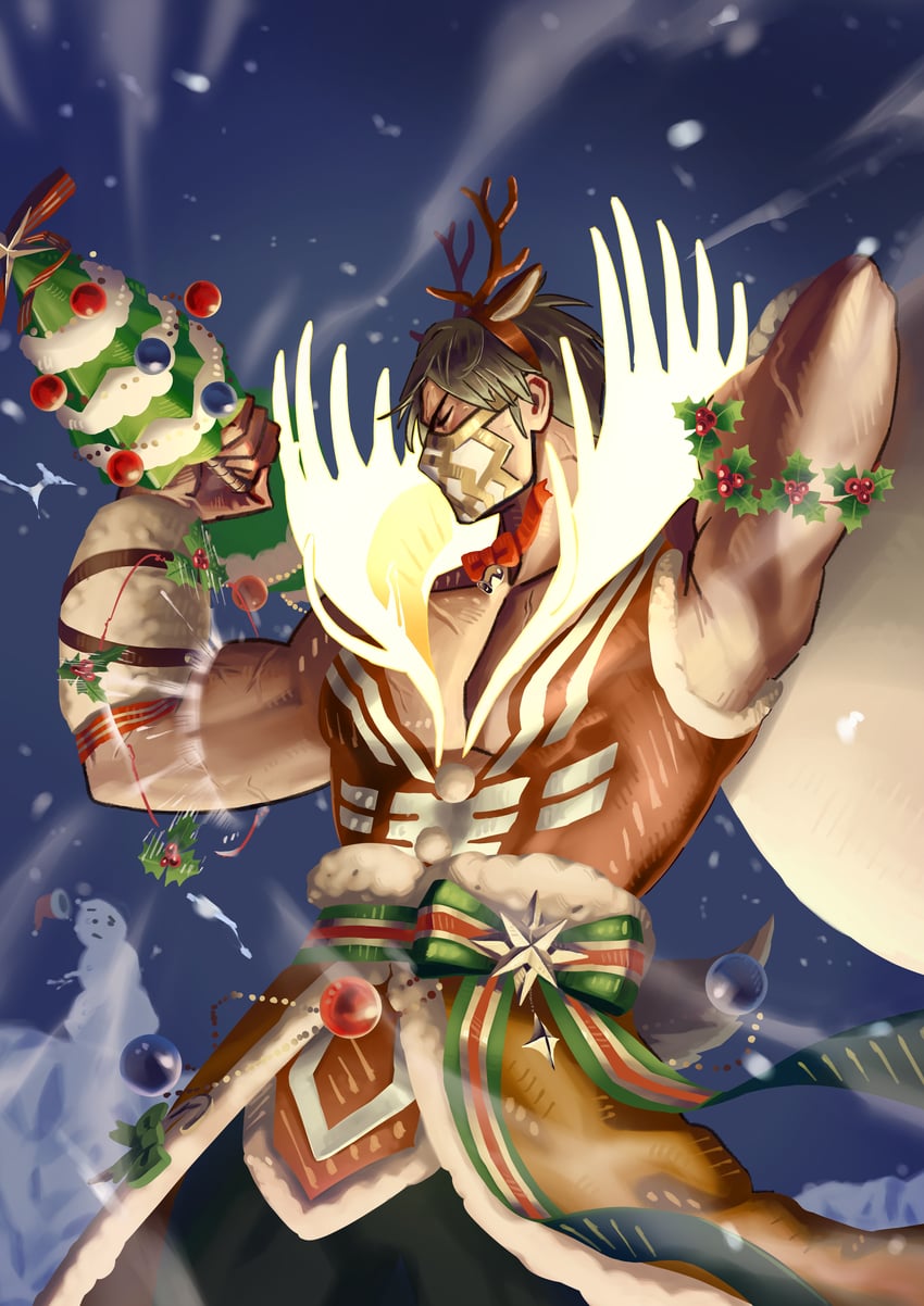 eikthyrnir (fire emblem and 1 more) drawn by shoko_(pixiv_74769700)