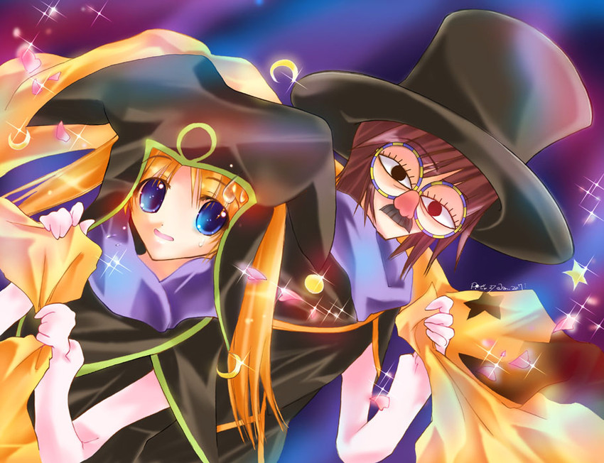 mia guillem and anna heart (kaleido star) drawn by nyanmilla
