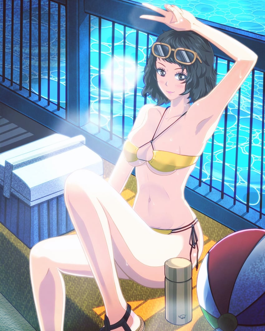 kawakami sadayo (persona and 1 more) drawn by hasuli_cos