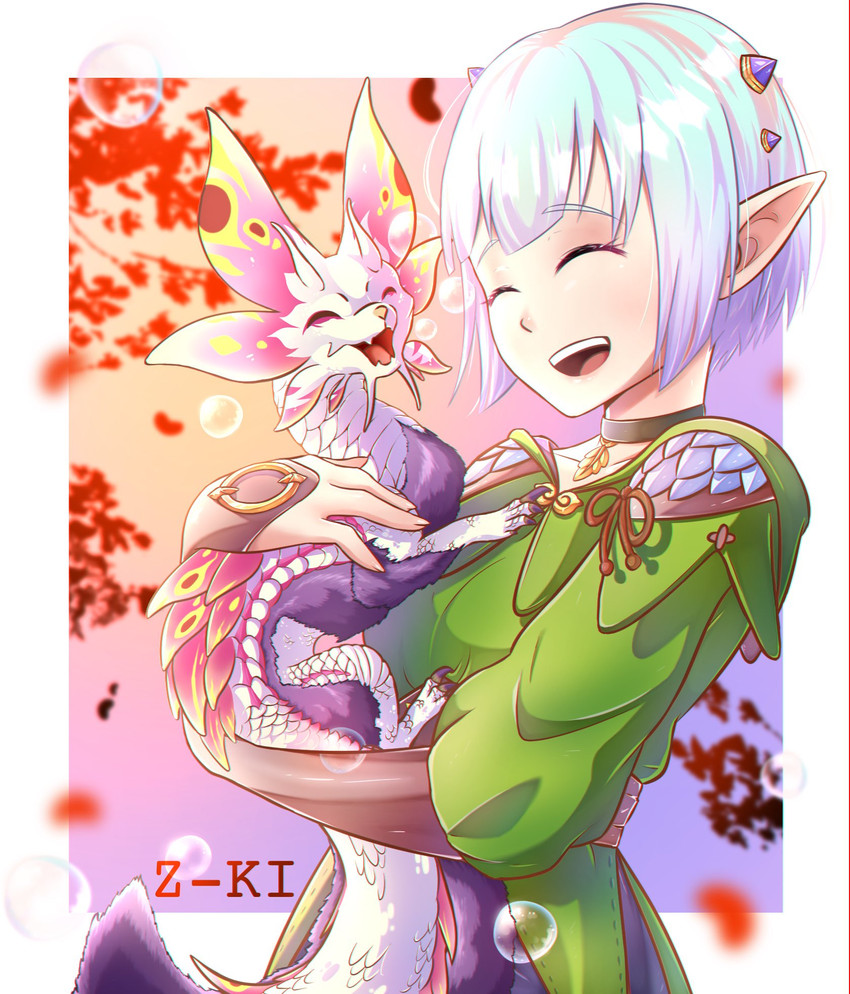 mizutsune and ena (monster hunter and 1 more) drawn by z-ki