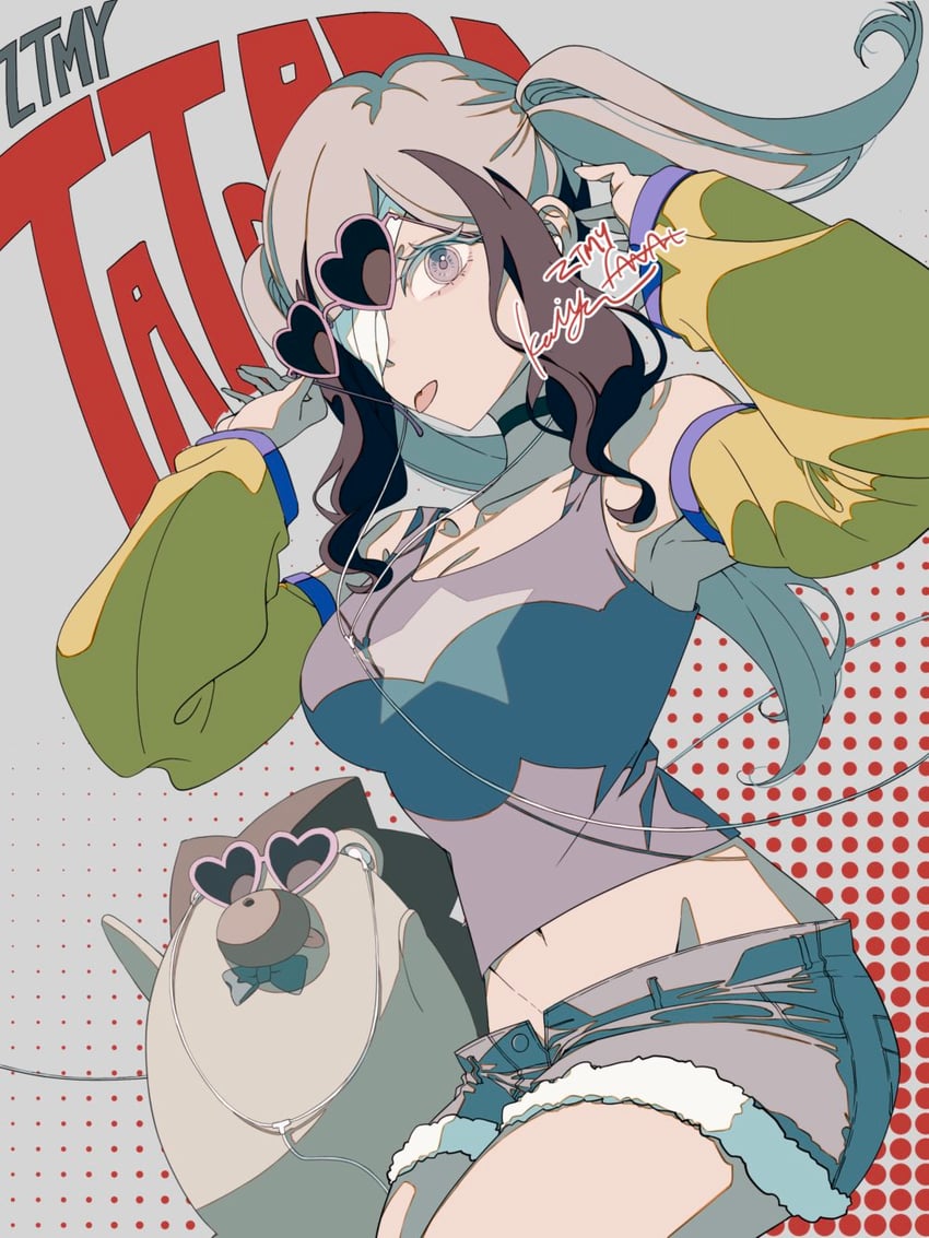 nira-chan and uniguri (zutto mayonaka de ii no ni and 1 more) drawn by kaiya