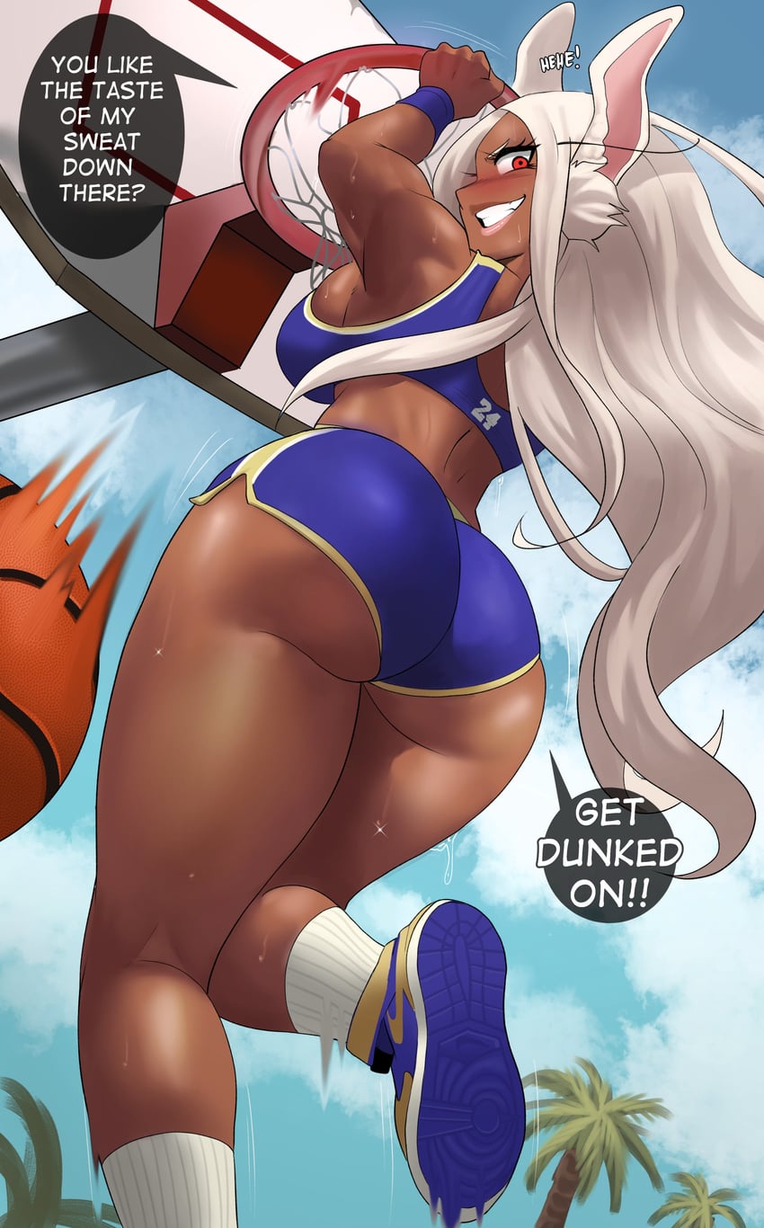 mirko (boku no hero academia) drawn by echo_saber