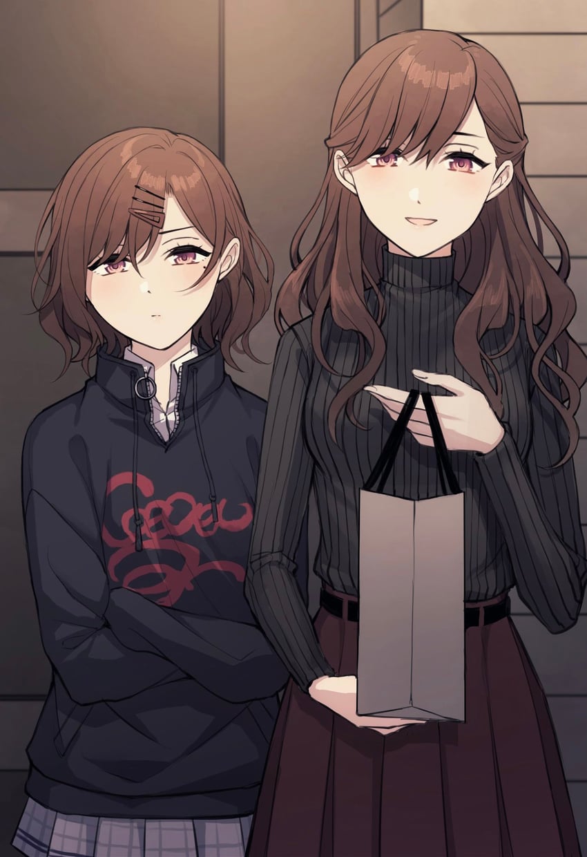 higuchi madoka and higuchi madoka's mother (idolmaster and 1 more) drawn by ae_iueo