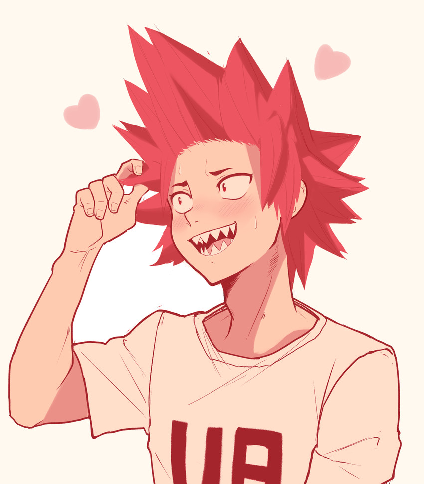kirishima eijiro (boku no hero academia) drawn by sally_(luna-arts)