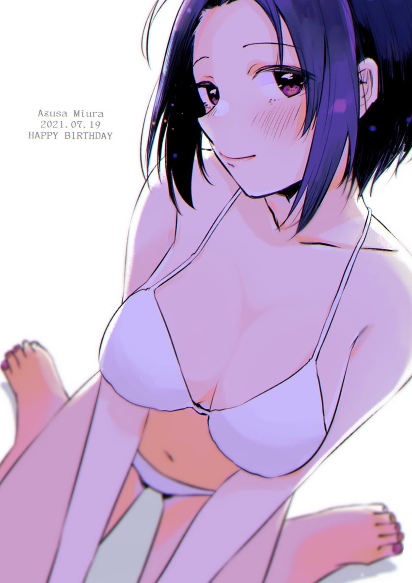 miura azusa (idolmaster and 2 more) drawn by yokoya_inori