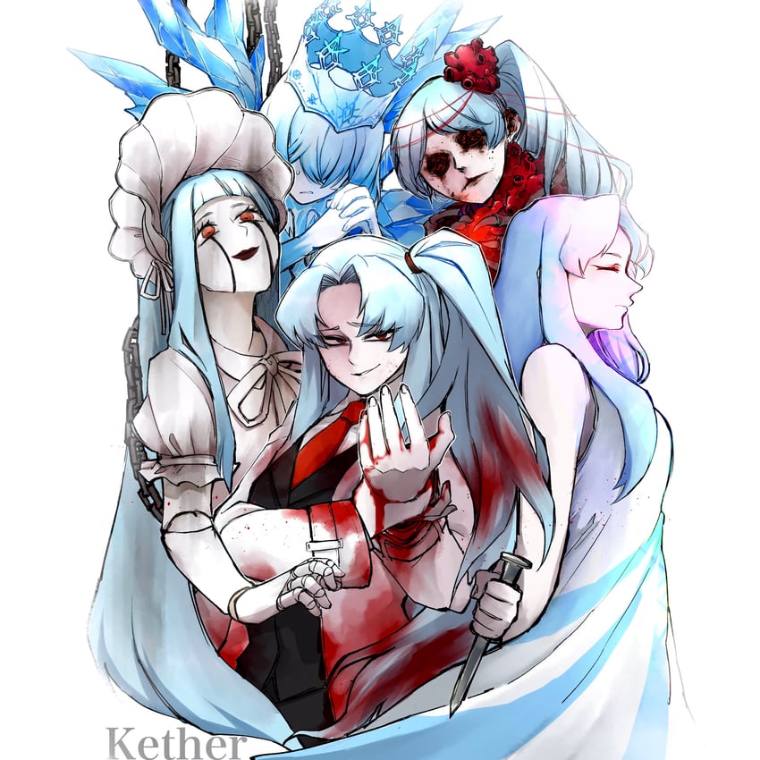 angela (project moon and 2 more) drawn by yatsumeunagi